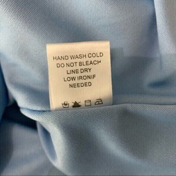 Altar’d State Blue Fit And Flare Sleeveless Textured Mini Dress Boho Chic Small - Picture 9 of 9